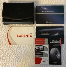 2014 KIA SORENTO OWNERS MANUAL GUIDE BOOK SET + CASE + FREE SHIPPING