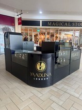 Retail kiosk  2.5m x 3m black