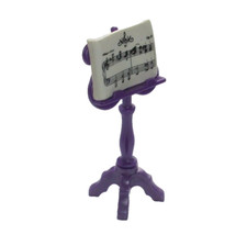 Playmobil  Victorian Dollshouse/School  - Purple Music Stand & Music Sheet - NEW