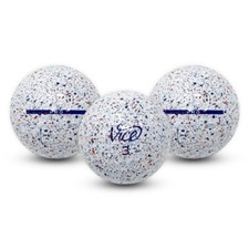Vice Lake Golf Balls Unique Pro Drip Recycled Golf Lake Balls Red & Blue 1, 3, 6