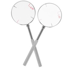 2Pcs Cross Cylinder Lens Optometry Optician Trial Frame Tool Set ±0.25/±0.50