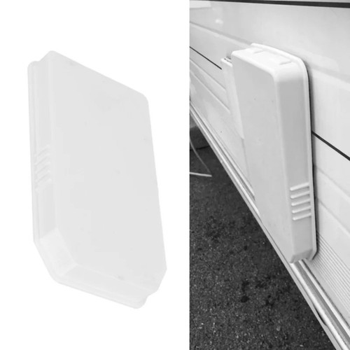 Caravan outside water - caravan,