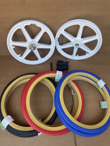 Bicycle plastic white - white, mag