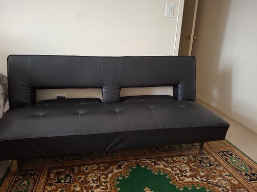 Black folding leather - a,