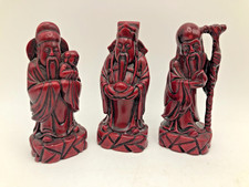 Vintage Chinese Red Resin 3