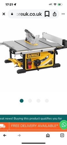 Dewalt table saw with stand - saw,