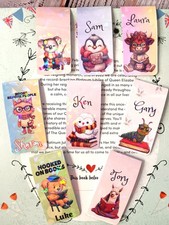Personalised Magnetic Bookmark Animal Gift For Her Book Lover Bookworm Christmas