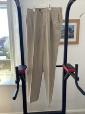 Oakham Beige Soft Cotton & Polyester Chinos 32R unworn 