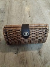 Laura Ashley Wicker Clasp Bag