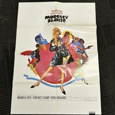 Modesty Blaise Magnum Harry Poster Monica Vitti Terence Stamp Eastwood 2 SIDED