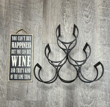 6 Bottle Wine Rack with wine