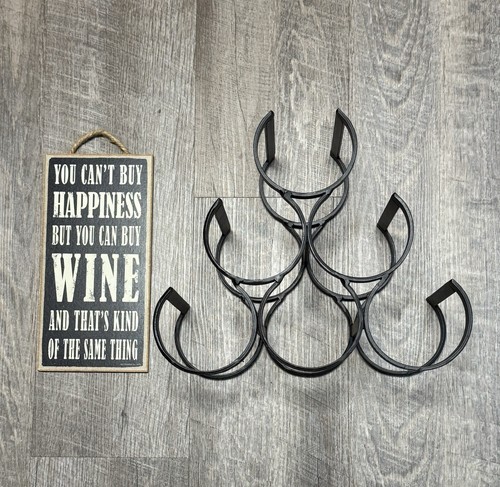 Bottle wine rack - 6, with