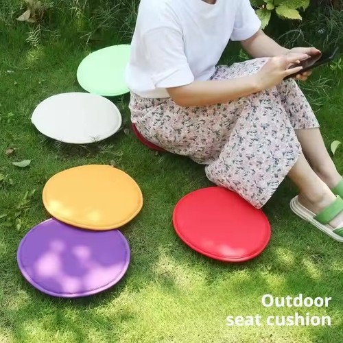 Round dining chair - dining, cushion