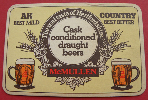 Mcmullen beer mat - beer,