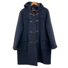 Vintage Penfield Wool Duffle Coat XL Mens Navy Blue Heavy Made In Scotland 90's