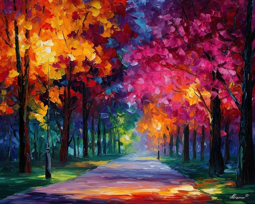 Leonid afremov path - leonid,