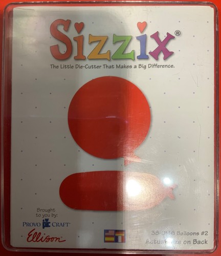 Sizzix red originals balloons - sizzix,
