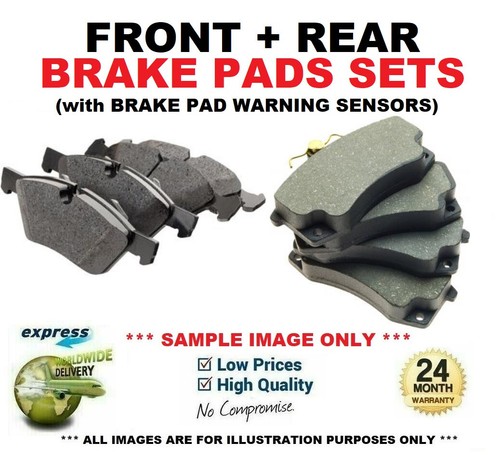 Front rear pads - pads, sensors