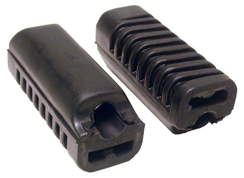 Footrest rubbers 16mm round - 16mm,