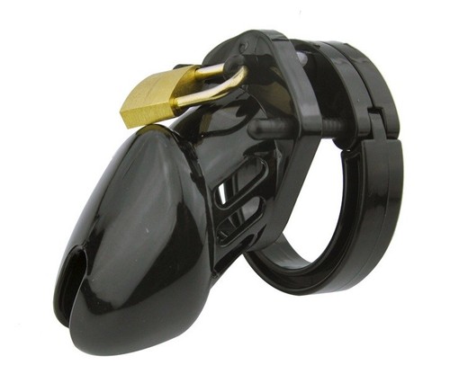 Plastic black male chastity - plastic,