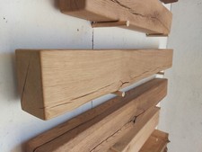 Solid Oak Mantel Beam Fireplace/ Fire Surround/ Mantel Shelf 120cm x 15cm x 10cm