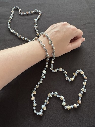 Mixed mother pearl faceted - mother,