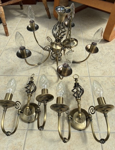 Five arm ceiling light - five, barley