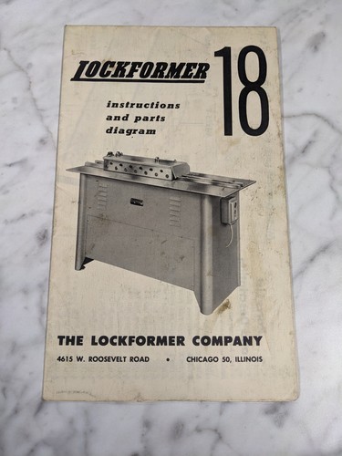 Lockformer company model 18 - company, #18