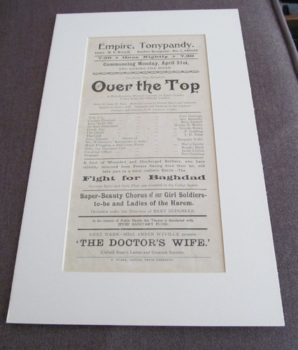 Antique theatre poster - antique,