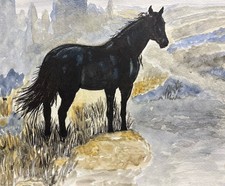 Original Horse Watercolor