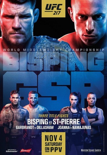 Ufc 217 poster 260gsm - 217, various