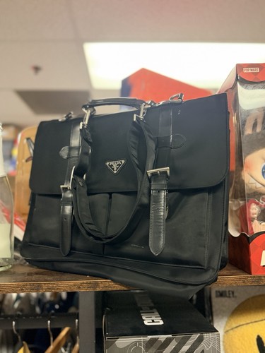 Prada messenger bag black - prada,