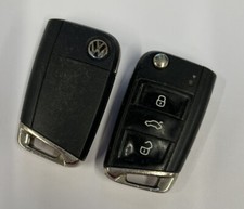 GENUINE VOLKSWAGEN 3 BUTTON REMOTE FLIP KEY FOB TESTED & WORKING! 5G6 959 752 AG