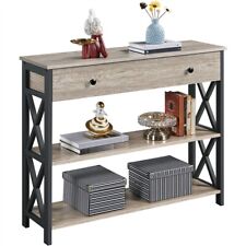 Console Sofa Table with 2 Open