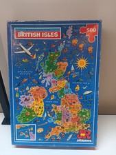 Vintage retro picture map - jr,