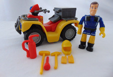 FIREMAN SAM FIGURE WITH SIMBA MERCURY QUAD BIKE