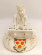 Swan Crested China "Time For Reflection" LYMINGTON Crest c1912