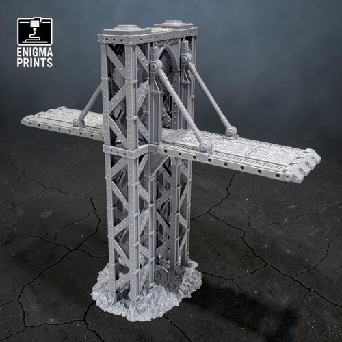 Voidspan lift bridge - voidspan,