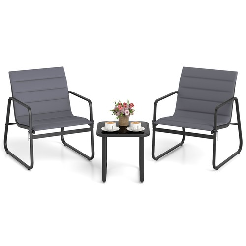 Costway piece patio bistro - 3,
