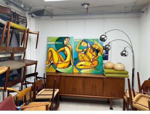 Set mid century style - , mid-century