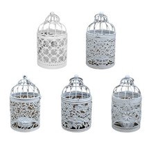 Ornate Bird Cage Holder Metal
