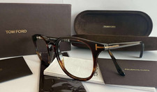 Tom Ford Eyeglasses Frames TF5832-B ECO 052 Tortoise Round Full Rim 58-19-145