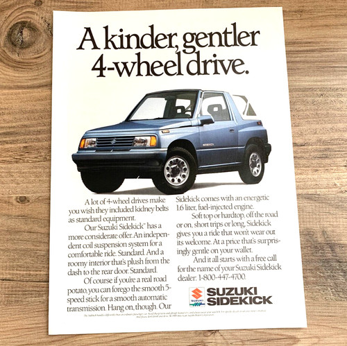 Suzuki sidekick 4wd 1980s - sidekick,