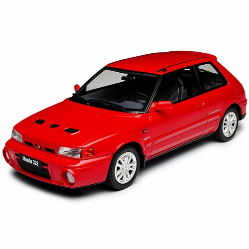 1992 mazda 323 gtr red - 323,