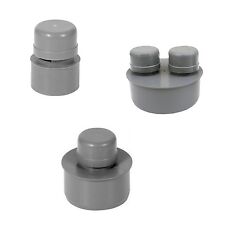 Air Admittance Valve Soil Pipe End Cap Anti Syphon Valve Push Fit Socket Plug G