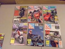 LOT OF 6 1980S/90S MOTORCYCLE