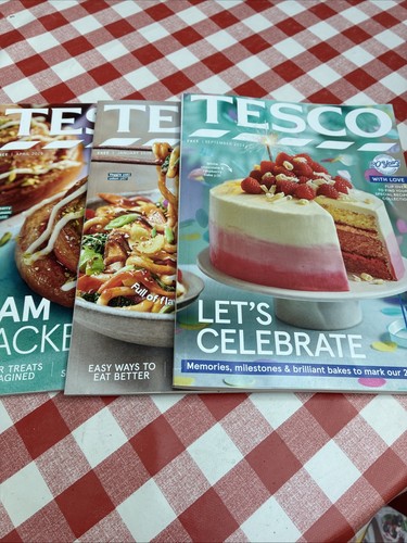 Three tesco magazines - three,