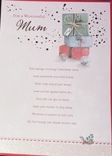 Mum Christmas Card Hallmark Large 