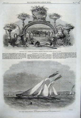 Original old antique print - original,
