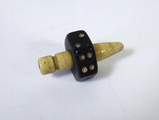 ANTIQUE  6 SIDE TEETOUM  SPINNER